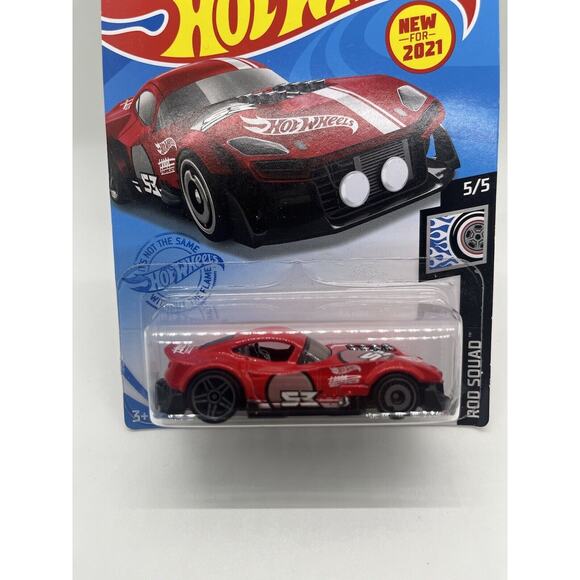 HOT WHEELS - MUSCLE AND BLOWN - RED - LONG CARD - NEW Combine Postage - Picture 2 of 3